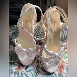 Excellent condition,Sara Flint sz 71/2 with 21/2” heal genuine Italian leather